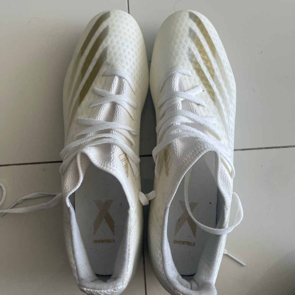 Adidas soccer cleats white